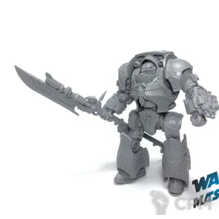 Описание картинки Legio Custodes Contemptor-Achillus Dreadnought от WARP Master по цене 1 310руб | Свободный Рынок Миниатюр - СРМ