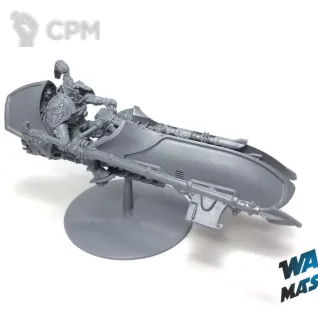 Описание картинки Legio Custodes Gyrfalcon Pattern Jetbike от WARP Master по цене 1 480руб | Свободный Рынок Миниатюр - СРМ
