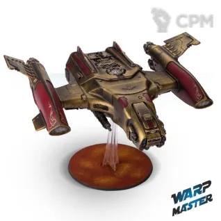 Описание картинки Legio Custodes Orion Assault Dropship от WARP Master по цене 10 770руб | Свободный Рынок Миниатюр - СРМ