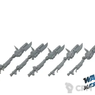 Описание картинки Legio Custodes Pyrithite Spears от WARP Master по цене 800руб | Свободный Рынок Миниатюр - СРМ
