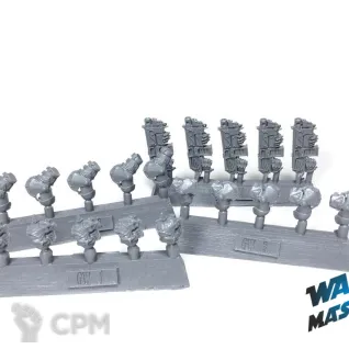 Описание картинки Legio Custodes Sagittarum Guard Upgrade Set от WARP Master по цене 800руб | Свободный Рынок Миниатюр - СРМ