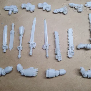 Описание картинки LEGION MKII POWER WEAPON SET от Серж по цене 550руб | Свободный Рынок Миниатюр - СРМ