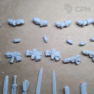 Описание картинки LEGION MKII POWER WEAPON SET от Серж по цене 550руб | Свободный Рынок Миниатюр - СРМ
