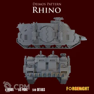 Описание картинки Legiones Astartes Deimos Pattern Rhino от ForgeNight по цене 2 100руб | Свободный Рынок Миниатюр - СРМ