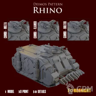 Описание картинки Legiones Astartes Deimos Pattern Rhino от ForgeNight по цене 2 100руб | Свободный Рынок Миниатюр - СРМ