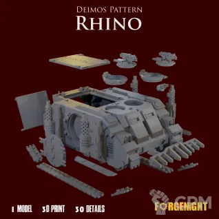 Описание картинки Legiones Astartes Deimos Pattern Rhino от ForgeNight по цене 2 100руб | Свободный Рынок Миниатюр - СРМ