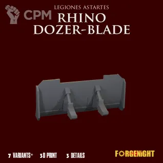 Описание картинки Legiones Astartes Deimos Pattern Rhino Dozer Blade Upgrade от ForgeNight по цене 420руб | Свободный Рынок Миниатюр - СРМ
