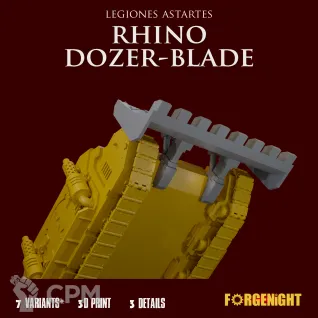 Описание картинки Legiones Astartes Deimos Pattern Rhino Dozer Blade Upgrade от ForgeNight по цене 420руб | Свободный Рынок Миниатюр - СРМ