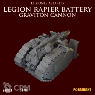 Описание картинки Legiones Astartes Legion Rapier Battery Graviton cannon от ForgeNight по цене 1 250руб | Свободный Рынок Миниатюр - СРМ