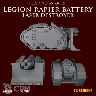 Описание картинки Legiones Astartes Legion Rapier Battery Laser destroyer от ForgeNight по цене 1 250руб | Свободный Рынок Миниатюр - СРМ