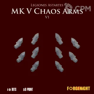Описание картинки Legiones Astartes MK V Arms Chaos Version V1 от ForgeNight по цене 180руб | Свободный Рынок Миниатюр - СРМ