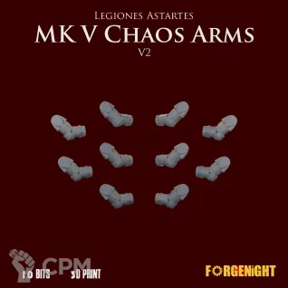 Описание картинки Legiones Astartes MK V Arms Chaos Version V2 от ForgeNight по цене 180руб | Свободный Рынок Миниатюр - СРМ