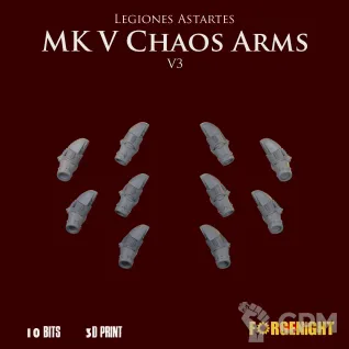 Описание картинки Legiones Astartes MK V Arms Chaos Version V3 от ForgeNight по цене 180руб | Свободный Рынок Миниатюр - СРМ