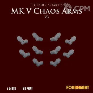Описание картинки Legiones Astartes MK V Arms Chaos Version V3 от ForgeNight по цене 180руб | Свободный Рынок Миниатюр - СРМ