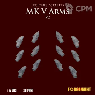 Описание картинки Legiones Astartes MK V Arms V2 от ForgeNight по цене 180руб | Свободный Рынок Миниатюр - СРМ