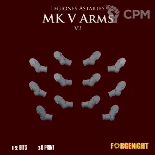 Описание картинки Legiones Astartes MK V Arms V2 от ForgeNight по цене 180руб | Свободный Рынок Миниатюр - СРМ