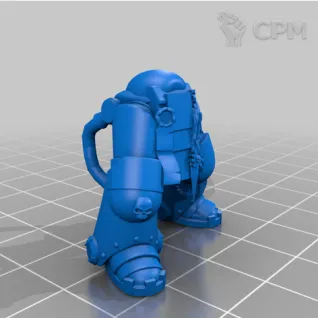 Описание картинки Imperial Fists Captain от WebWay 3D по цене 367руб | Свободный Рынок Миниатюр - СРМ