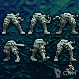 Описание картинки State Troops / Halberdiers / Spearmen - 10 Штук от MrMetalHorror по цене 1 500руб | Свободный Рынок Миниатюр - СРМ