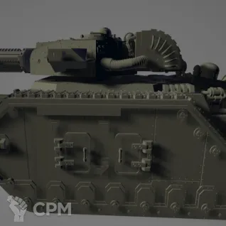 Описание картинки Solar Auxilia Leman Russ Incinerator от Хижина Мопса по цене 2 500руб | Свободный Рынок Миниатюр - СРМ