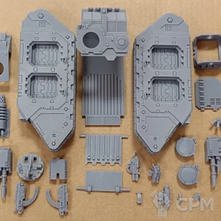 Описание картинки Лендрейдер  Land Raider Warhammer 40000 от Лавка Приключенца по цене 2 699руб | Свободный Рынок Миниатюр - СРМ