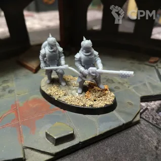 Описание картинки Krieg Heavy Weapons Squad 1 от Astramael по цене 500руб | Свободный Рынок Миниатюр - СРМ