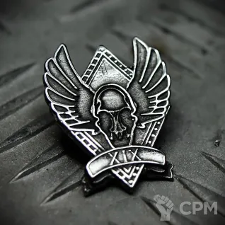 Описание картинки Значок XIX - Raven Guard (Гвардия ворона) от Game&Reality Studio по цене 600руб | Свободный Рынок Миниатюр - СРМ