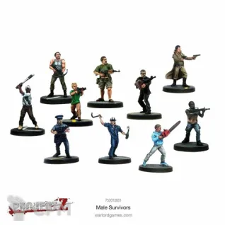 Описание картинки Литник Project Z: выжившие мужчины 28mm пластик от V130177@mail.ru по цене 950руб | Свободный Рынок Миниатюр - СРМ