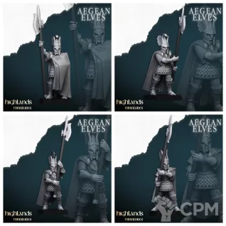 Описание картинки Mycenaean Guard от 3DPrintClub по цене 95руб | Свободный Рынок Миниатюр - СРМ