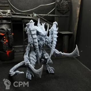 Описание картинки Hive tyrant Swarmlord от Kapers Point по цене 1 032руб | Свободный Рынок Миниатюр - СРМ