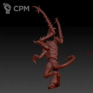 Описание картинки Lictor от MrMetalHorror по цене 400руб | Свободный Рынок Миниатюр - СРМ