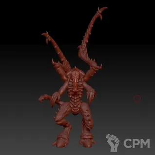 Описание картинки Lictor от MrMetalHorror по цене 400руб | Свободный Рынок Миниатюр - СРМ