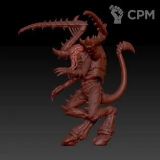 Описание картинки Lictor от MrMetalHorror по цене 400руб | Свободный Рынок Миниатюр - СРМ