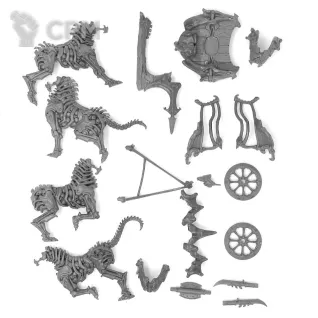 Описание картинки Liege-Kavalos on War Chariot base от LooneShroomFoundry по цене 1 355руб | Свободный Рынок Миниатюр - СРМ