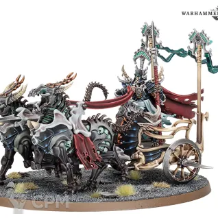 Описание картинки OSSIARCH BONEREAPERS LIEGE-KAVALOS ON WAR CHARIOT от Магазин Хобби по цене 6 200руб | Свободный Рынок Миниатюр - СРМ