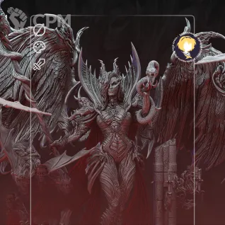 Описание картинки Lilith, the First Blood Daughter от HoujouSatoko по цене 2 415руб | Свободный Рынок Миниатюр - СРМ