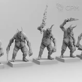 Описание картинки Plaguebearers (10шт) от Studio Cockatoo по цене 1 210руб | Свободный Рынок Миниатюр - СРМ