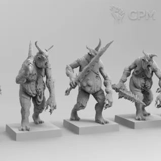 Описание картинки Plaguebearers (10шт) от Studio Cockatoo по цене 1 210руб | Свободный Рынок Миниатюр - СРМ