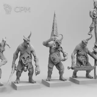 Описание картинки Plaguebearers (10шт) от Studio Cockatoo по цене 1 210руб | Свободный Рынок Миниатюр - СРМ