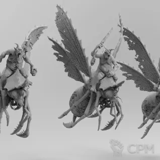 Описание картинки Plague Drones (3шт) от Studio Cockatoo по цене 1 634руб | Свободный Рынок Миниатюр - СРМ