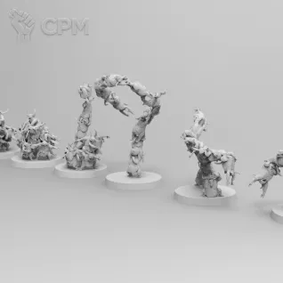 Описание картинки Nurglings (3шт) от Studio Cockatoo по цене 660руб | Свободный Рынок Миниатюр - СРМ