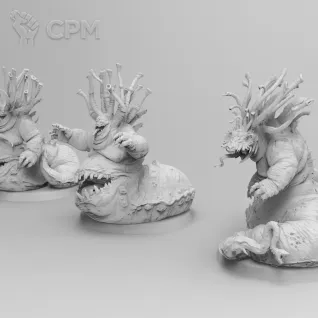 Описание картинки Beast of Nurgle от Studio Cockatoo по цене 1 029руб | Свободный Рынок Миниатюр - СРМ