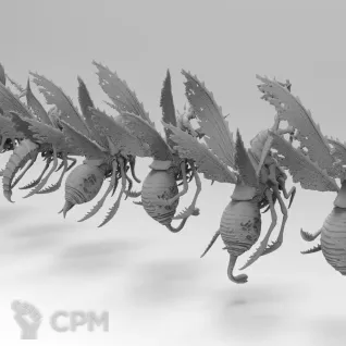 Описание картинки Plague Drones (3шт) от Studio Cockatoo по цене 1 634руб | Свободный Рынок Миниатюр - СРМ