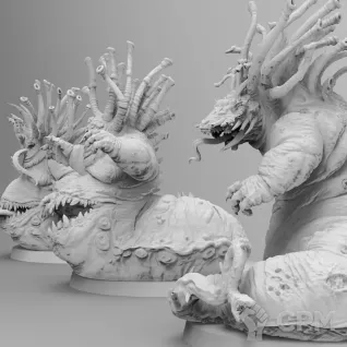 Описание картинки Beast of Nurgle от Studio Cockatoo по цене 1 029руб | Свободный Рынок Миниатюр - СРМ