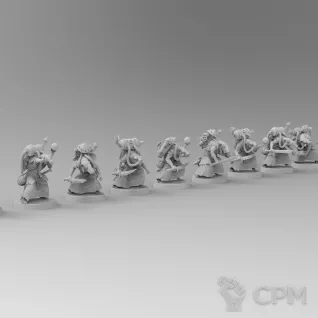 Описание картинки Skryre Acolytes / Poison Wind Globadiers от Zakat-3D по цене 115руб | Свободный Рынок Миниатюр - СРМ
