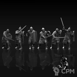 Описание картинки 13th century Lithuanian Warriors от NITAI по цене 700руб | Свободный Рынок Миниатюр - СРМ