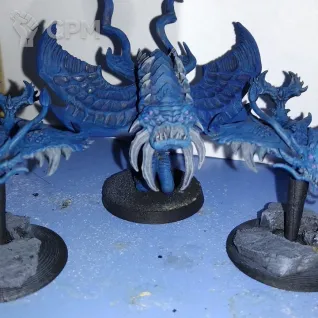 Описание картинки Screamers of Tzeentch от Приют Демиурга  по цене 800руб | Свободный Рынок Миниатюр - СРМ