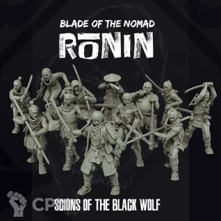 Описание картинки Scions Of The Black Wolf от PocketSized Prints по цене 1 500руб | Свободный Рынок Миниатюр - СРМ