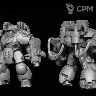 Описание картинки Impiril Fists Centurion - 3 Штуки от MrMetalHorror по цене 1 200руб | Свободный Рынок Миниатюр - СРМ