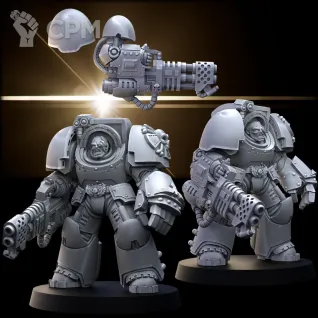 Описание картинки Терминаторы Примарисы / цена за 1модель от 3D Wargaming по цене 300руб | Свободный Рынок Миниатюр - СРМ