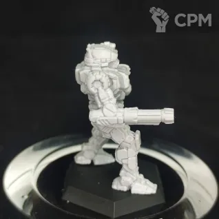 Описание картинки Vindicator VND-1R (45 тонн) от Dwarf Pirate Foundry по цене 450руб | Свободный Рынок Миниатюр - СРМ